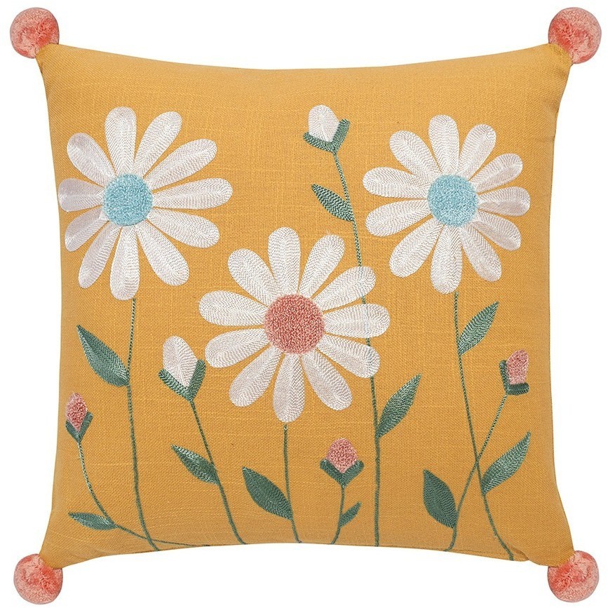 Подушка декоративная spring daisies из коллекции easter essential, 45х45 см (79019)