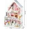Деревянный кукольный домик «Стейси Авенью» с мебелью 15 предметов (PD320-07)