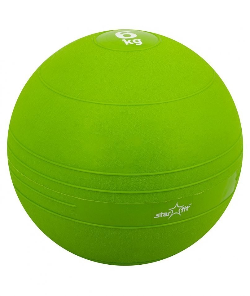 Медбол GB-701, 6 кг, зеленый (78671)