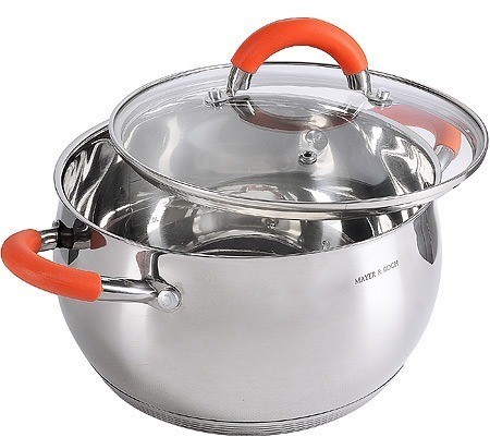 Набор кастрюль 3 шт из нержавеющей стали с крышками MAYER BOCH (30994)