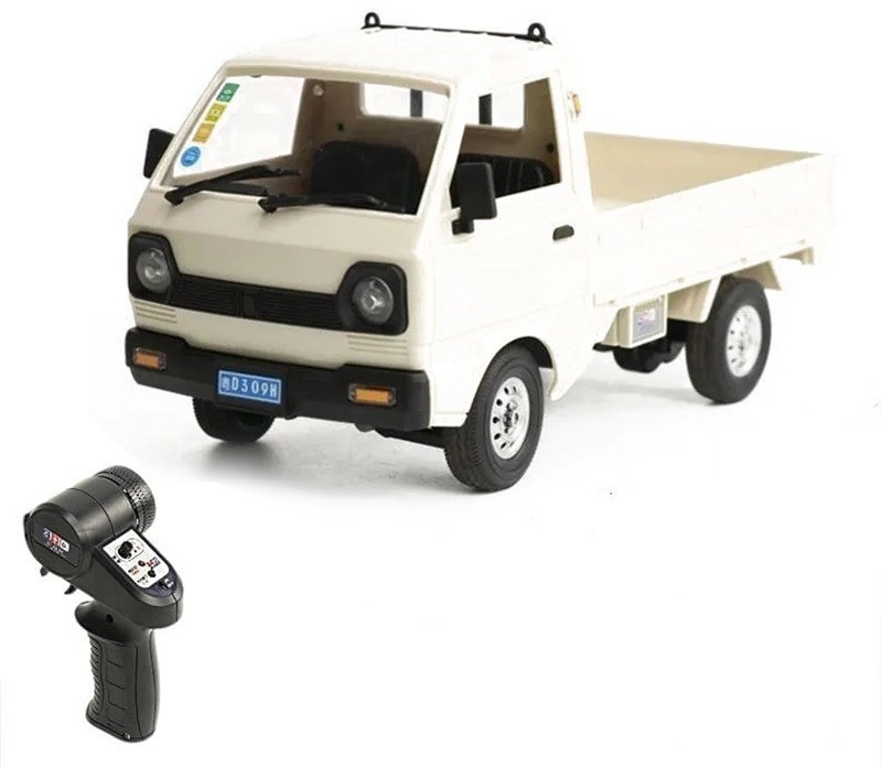 Радиоуправляемый японский белый грузовичок WPL Suzuki Carry ST90 1:16 - WPLD-12MINI