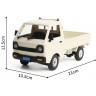 Радиоуправляемый японский белый грузовичок WPL Suzuki Carry ST90 1:16 - WPLD-12MINI