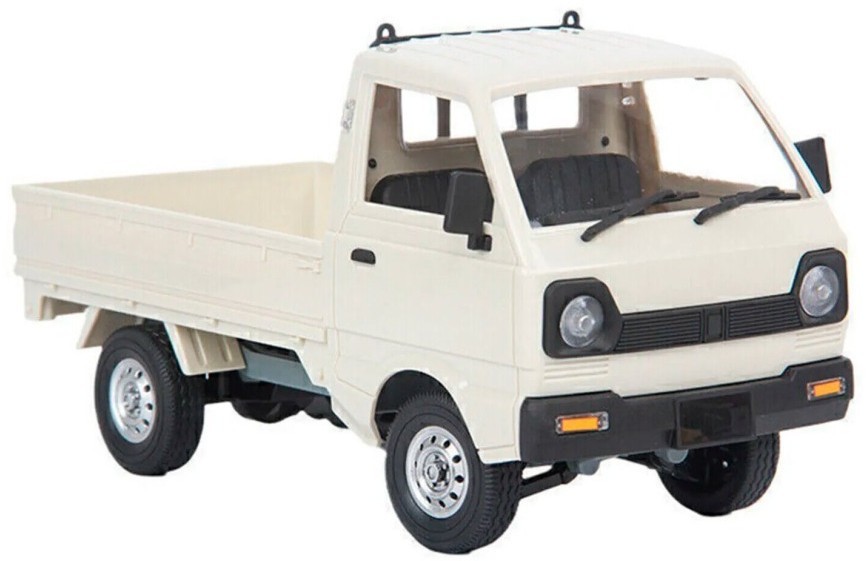Радиоуправляемый японский белый грузовичок WPL Suzuki Carry ST90 1:16 - WPLD-12MINI