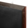 Доска для мела магнитная 100х150 см черная деревянная окрашенная рамка Brauberg 236895 (89652)