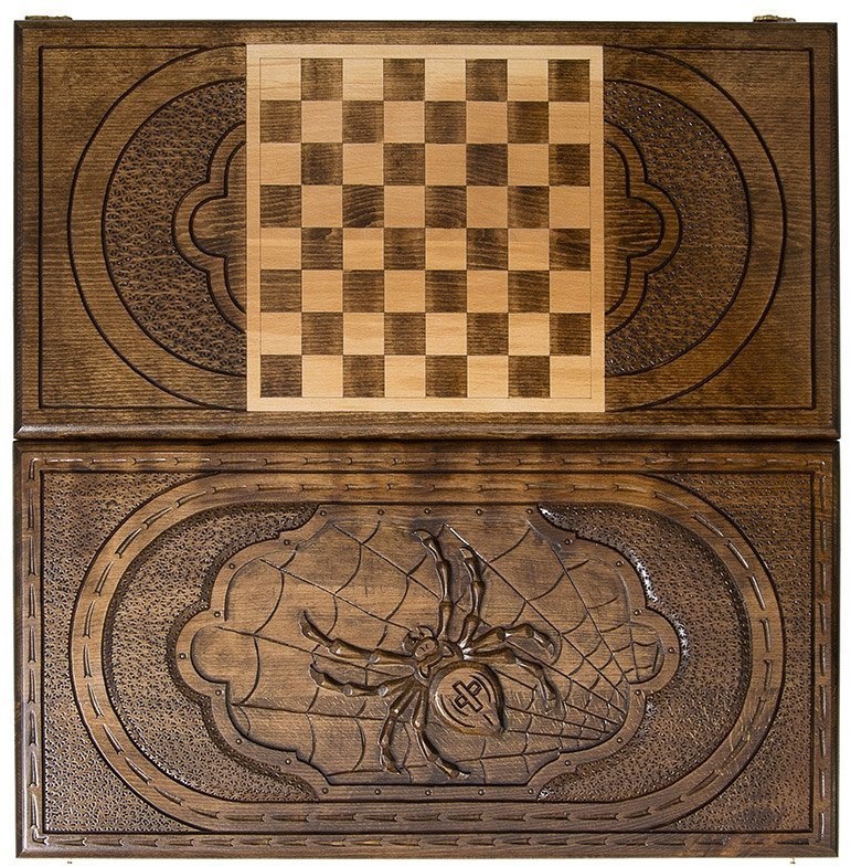 Нарды резные "Паук", Mirzoyan (28669)