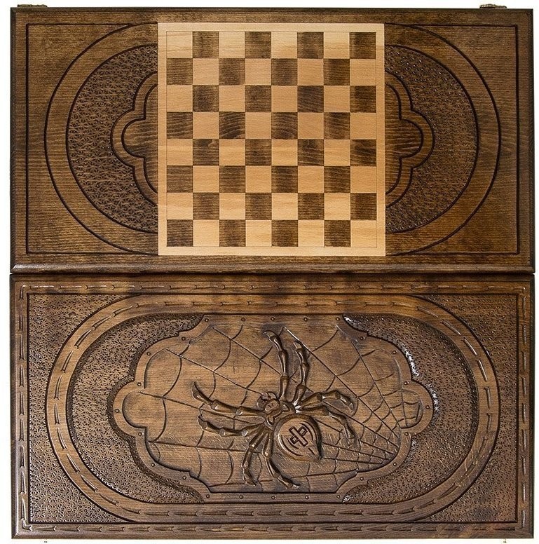 Нарды резные "Паук", Mirzoyan (28669)