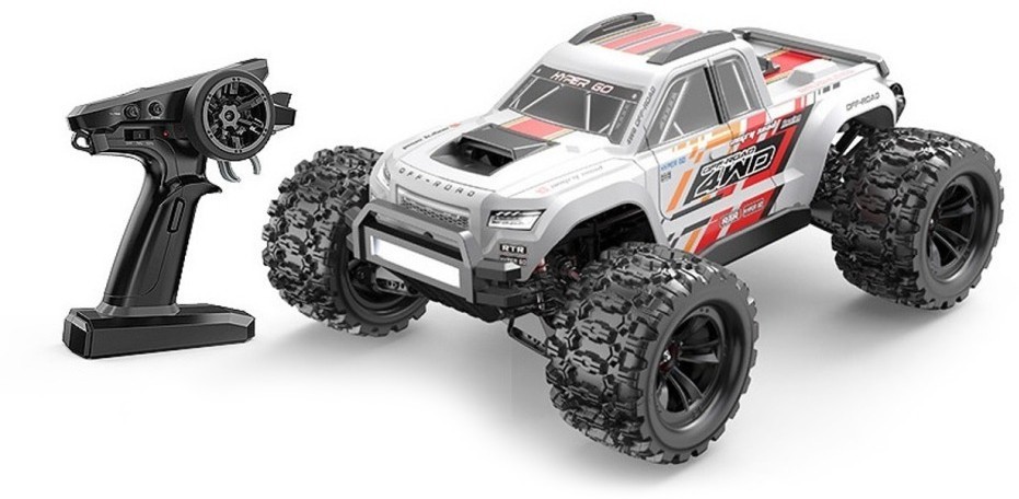 Радиоуправляемый монстр MJX Hyper Go Brushless 4WD 2.4G LED 1:10 (MJX-10208-V1-WHITE)