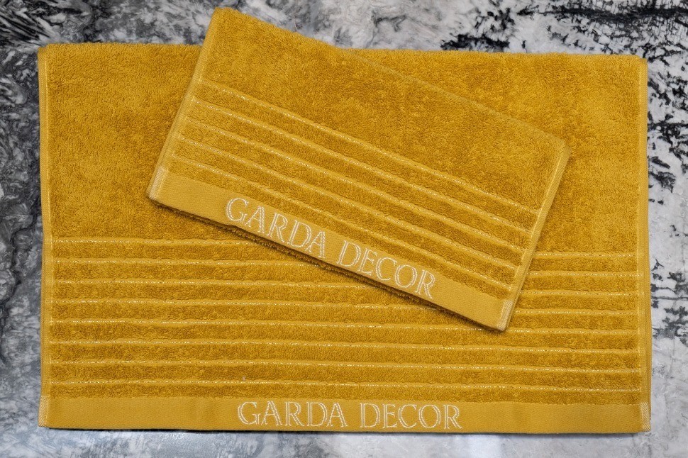 Полотенце Стелла горчичное 50*90 (TT-00012108)