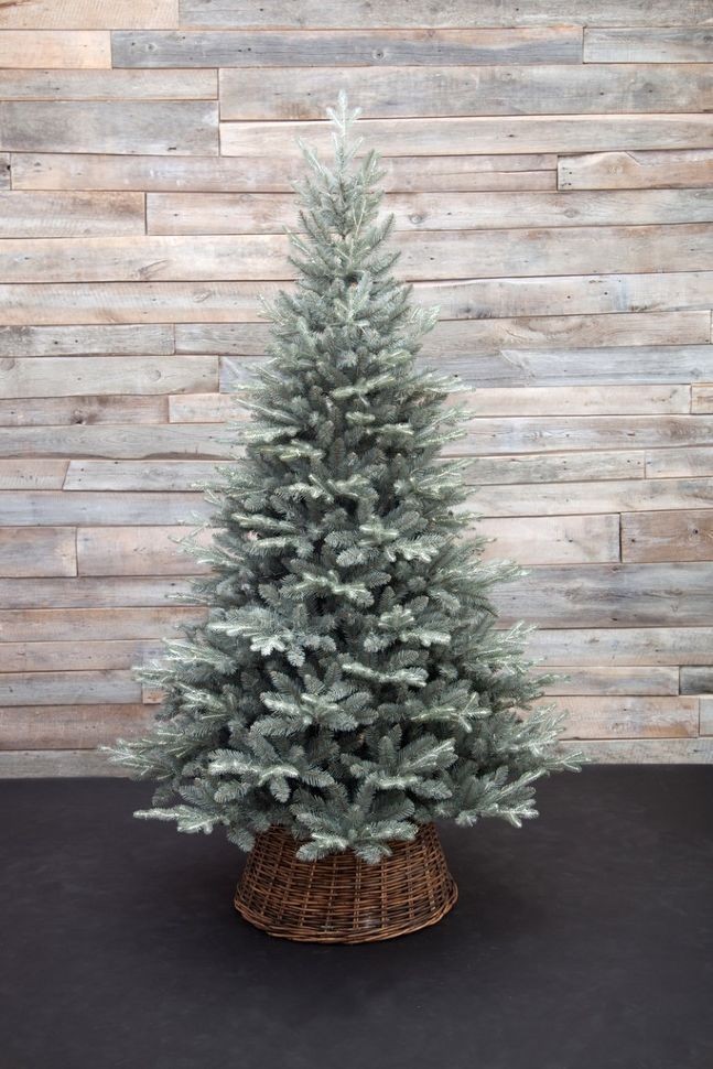 Ель леара 215 см 1000 ламп серебристая (74434)