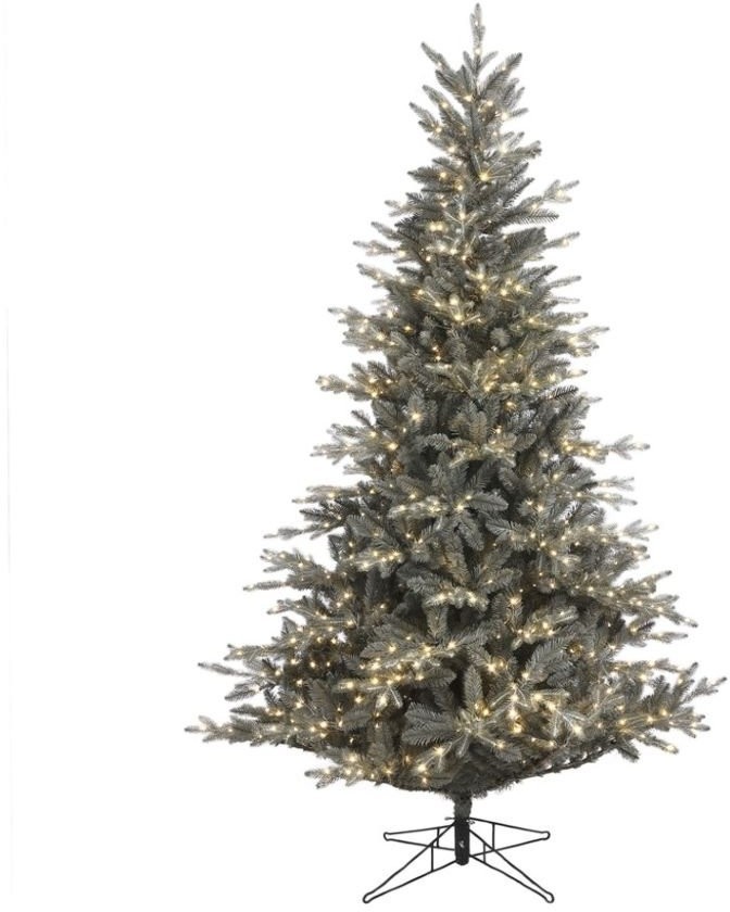 Ель леара 215 см 1000 ламп серебристая (74434)