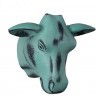 Голова быка 4094-B, металл, blue, ROOMERS FURNITURE