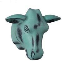 Голова быка 4094-B, металл, blue, ROOMERS FURNITURE