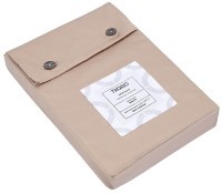 Простыня из премиального сатина бежевого цвета из коллекции essential, 180х270 см (79832)