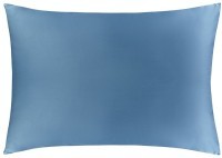 Комплект постельного белья из премиального сатина джинсово-синего цвета из коллекции essential, 200х (79819)