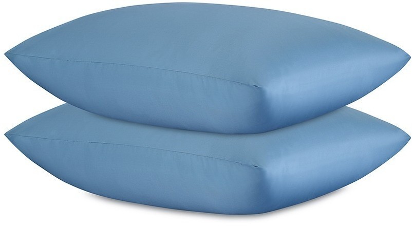 Комплект постельного белья из премиального сатина джинсово-синего цвета из коллекции essential, 200х (79819)