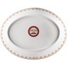 Блюдо lefard "тройка" овальное 25*19,5*4,5 см белое (85-1648-1)
