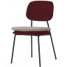Стул pea, велюр, бордовый/бежевый (77068)