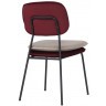 Стул pea, велюр, бордовый/бежевый (77068)
