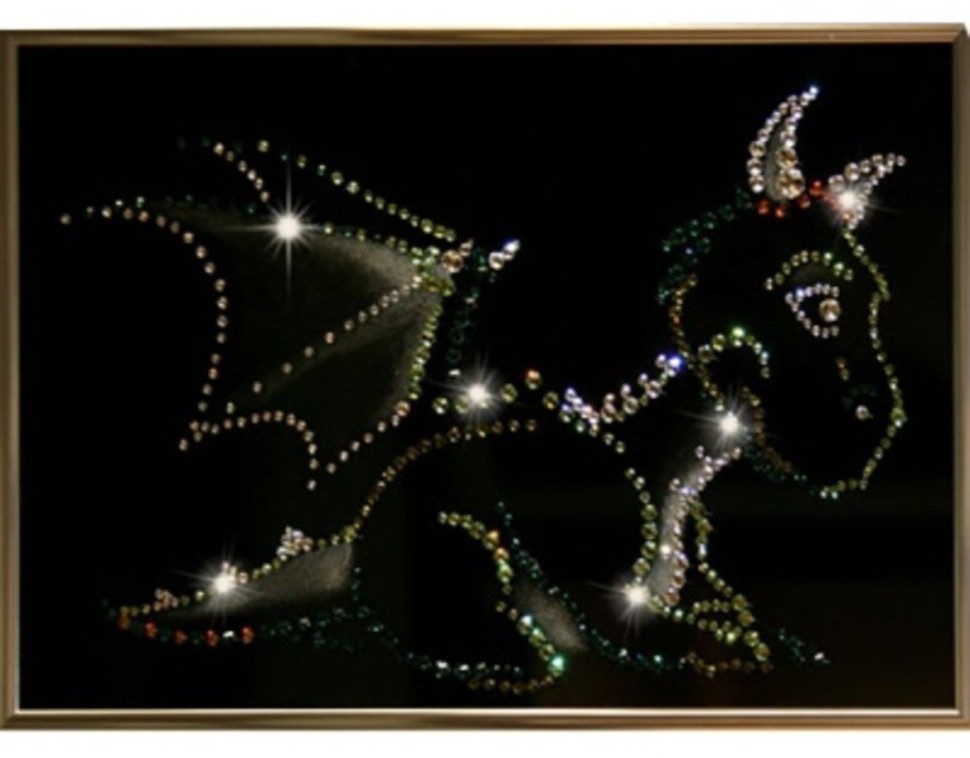 Картина Дракоша с кристаллами Swarovski (1099)