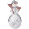 Фигурка декоративная "снеговик с табличкой и веником" 21*10см Lefard (169-727)