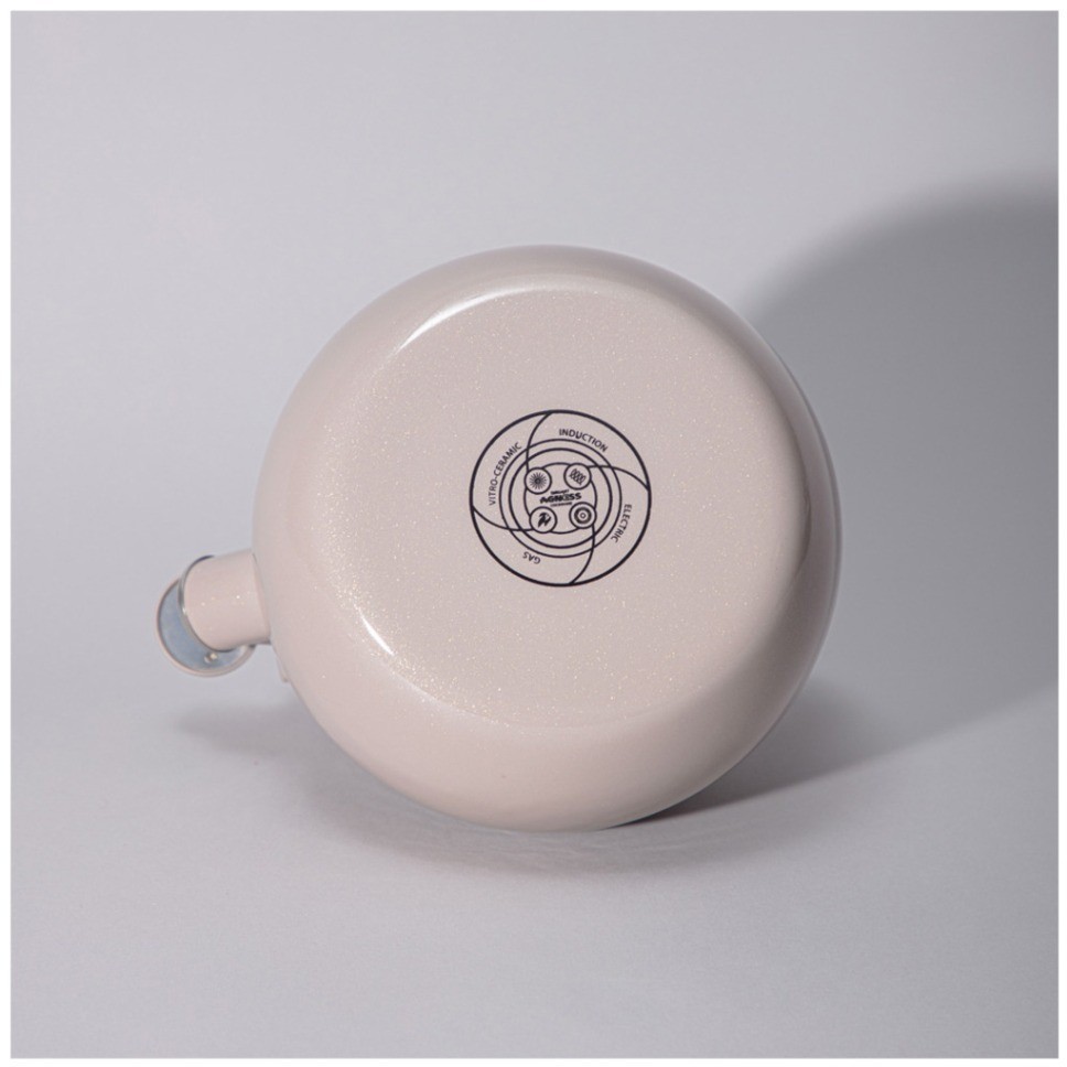 Чайник agness эмалированный со свистком серия "charm", 2,2л (934-603)
