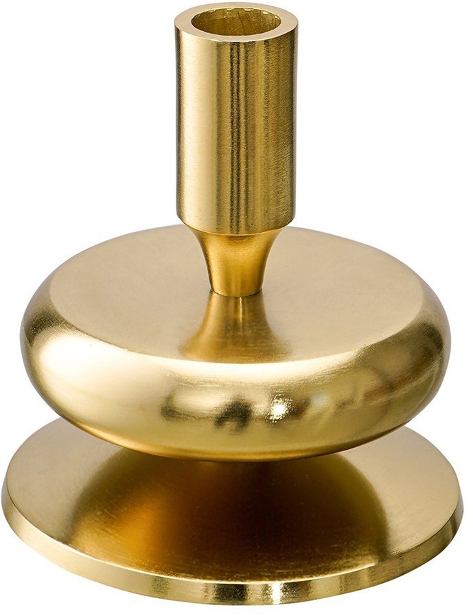 Подсвечник stone, 13 см, золотистый (76294)