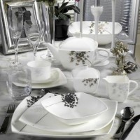 Сахарница A2108038, костяной фарфор, white, pearl, MIKASA