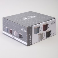 Набор кружек lefard 4шт 370 мл (260-1014)