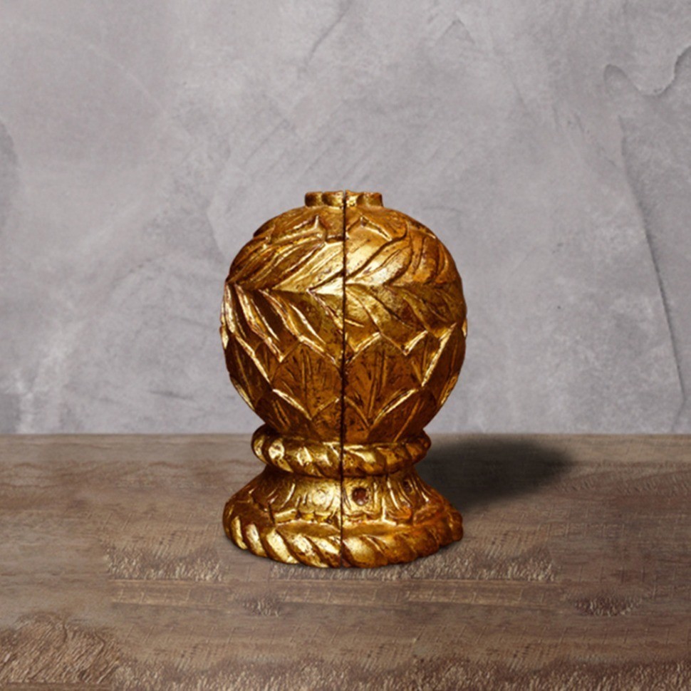 Книгодержатель SP-215, Массив манго, Antic gold, ROOMERS FURNITURE