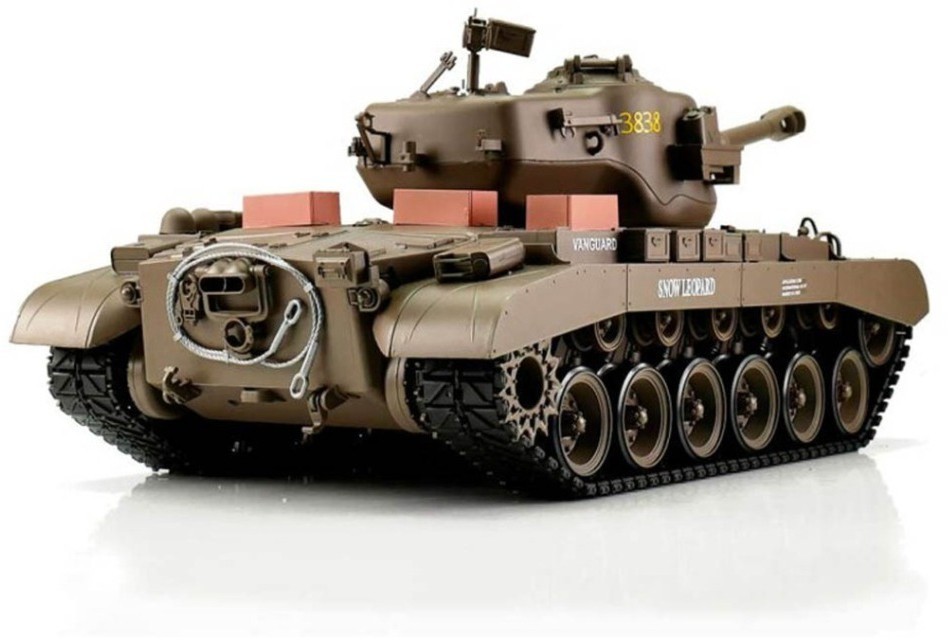Радиоуправляемый танк Heng Long Snow Leopard USA M26 Upgrade V7.0 масштаб 1:16 - 3838-1Upg V7.0