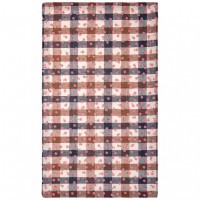 Набор полотенец из 2-х шт &quot;васильки&quot;,50х30см, махра зел+рогожка . 100% хлопок SANTALINO (850-453-93)