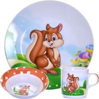 Набор детский 3 пр. &quot;Белочка&quot; LR (х12) &quot; (30551)