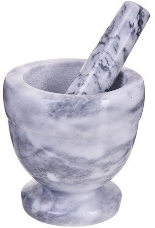 Ступка с пестиком для специй мраморная MAYER BOCH (27542)