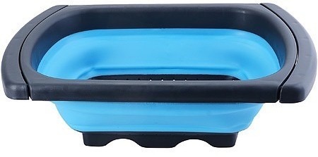 Дуршлаг с выдвиж. ручками, СИНИЙ.MB (31488-2)