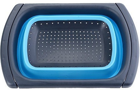 Дуршлаг с выдвиж. ручками, СИНИЙ.MB (31488-2)