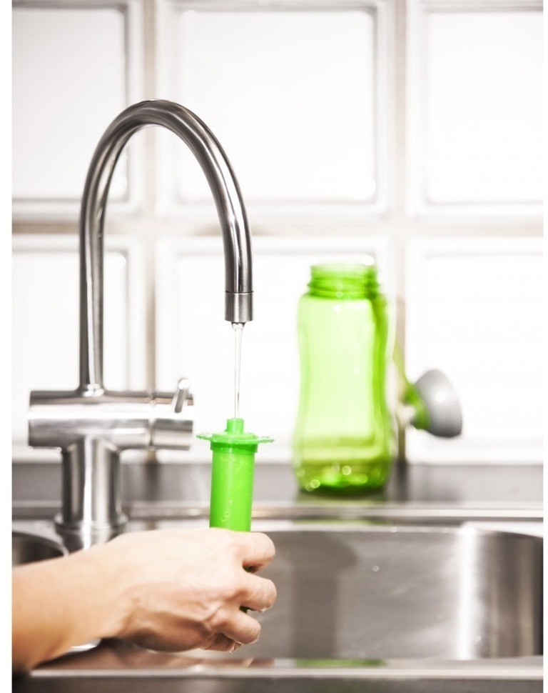 SagaForm Бутылка для напитков с охлаждающим элементом To Go, зеленая 5016295