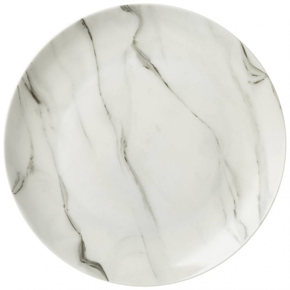 Тарелка обеденная lefard bianco marble 27см (87-264)