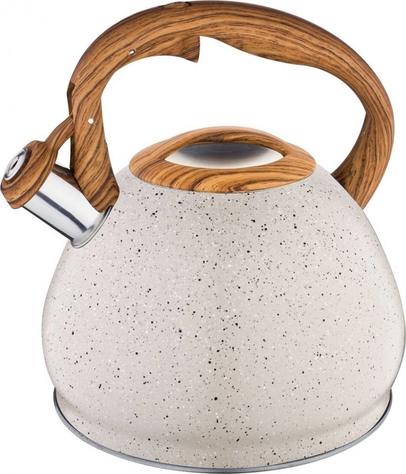 Чайник agness со свистком 3,0 л термоаккумулирующее дно, индукция (937-812)
