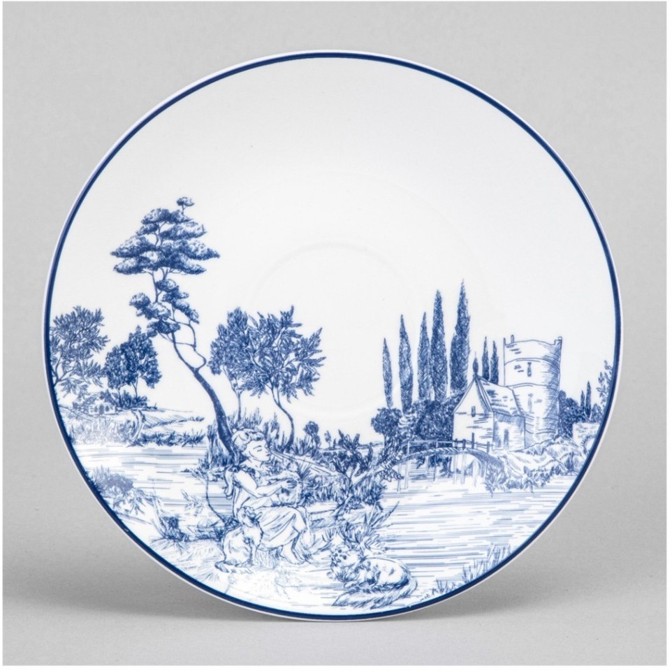 Чайный набор lefard "novel"  на металл. подставке на 4 пер. 8 пр. 220 мл (577-216)