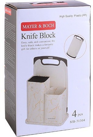 Подставка для ножей+разд доска Mayer&Boch (31304)
