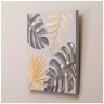 Картина "золотая монстера" 60х60х3 см Bronco (534-203-2)