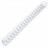 Пружины пластик. для переплета к-т 50 шт 22 мм (для сшив. 151-180 л.) белые Brauberg 530927 (89973)