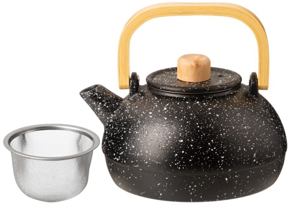 Заварочный чайник чугунный с эмалированным покрытием внутри 1100 мл Lefard (734-088)