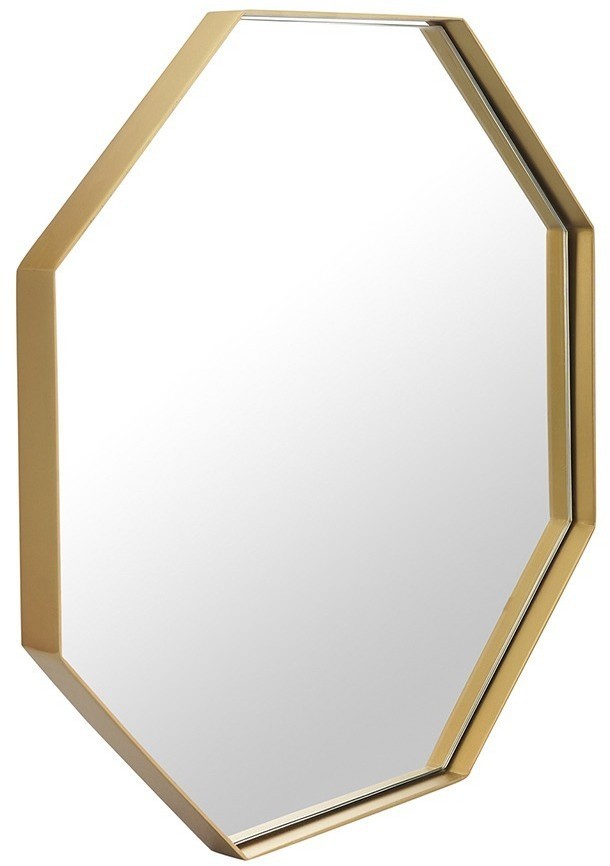 Зеркало настенное raffin, 51х51 см, золотое (76224)