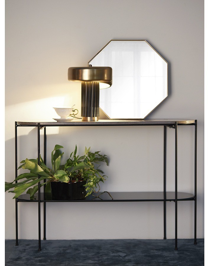 Зеркало настенное raffin, 51х51 см, золотое (76224)