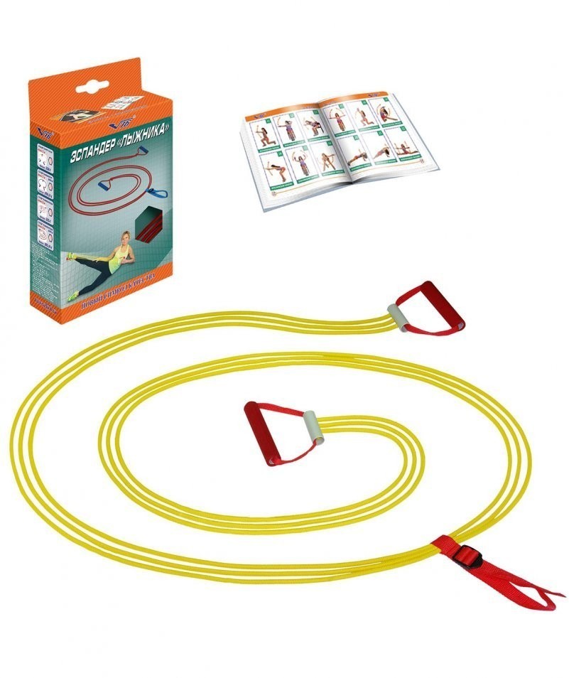 Эспандер лыжника-пловца ЭЛБ-3Р-К взрослый, тройной (10331)