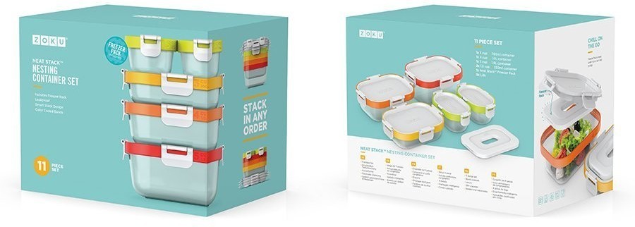 Набор из 5 контейнеров neat stack и охлаждающего блока (66321)
