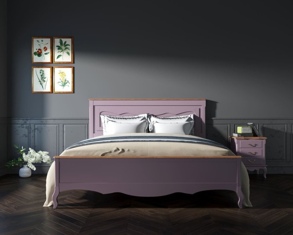 Дизайнерская кровать Leontina Lavanda 180x200 арт ST9341/18L-ET
