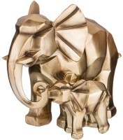 Статуэтка &quot;два слона&quot; 21*15*20 см. серия &quot;оригами&quot; Lefard (146-1636)