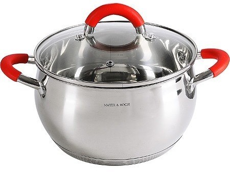 Набор кастрюль 3 шт из нержавеющей стали с крышками MAYER BOCH (30993)